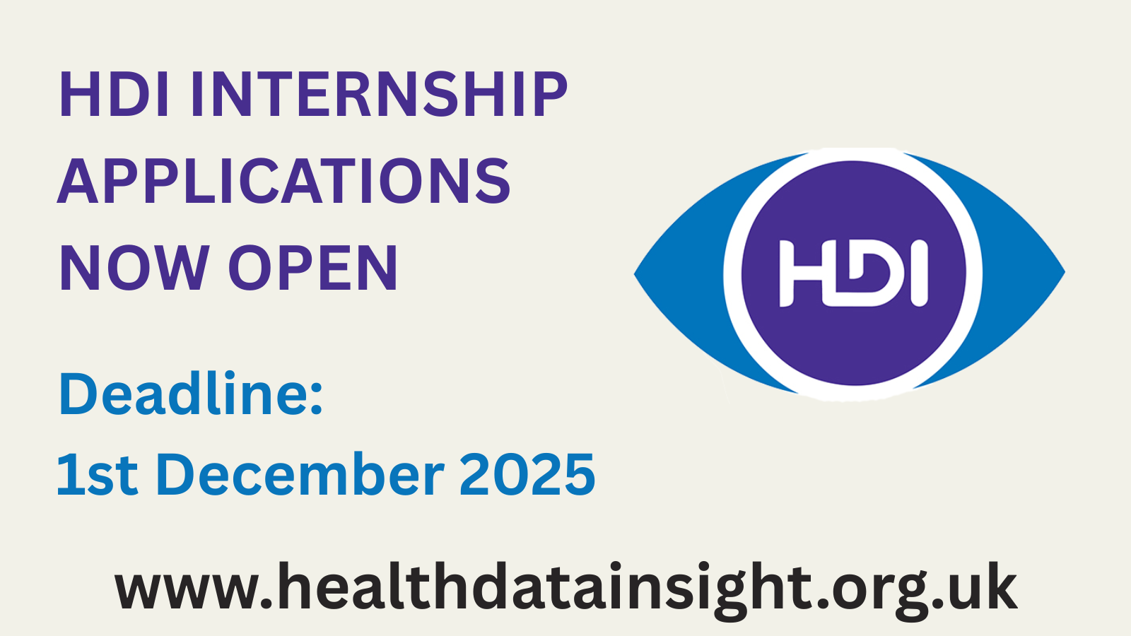 HDI Summer Internship 2026 Applications Now Open