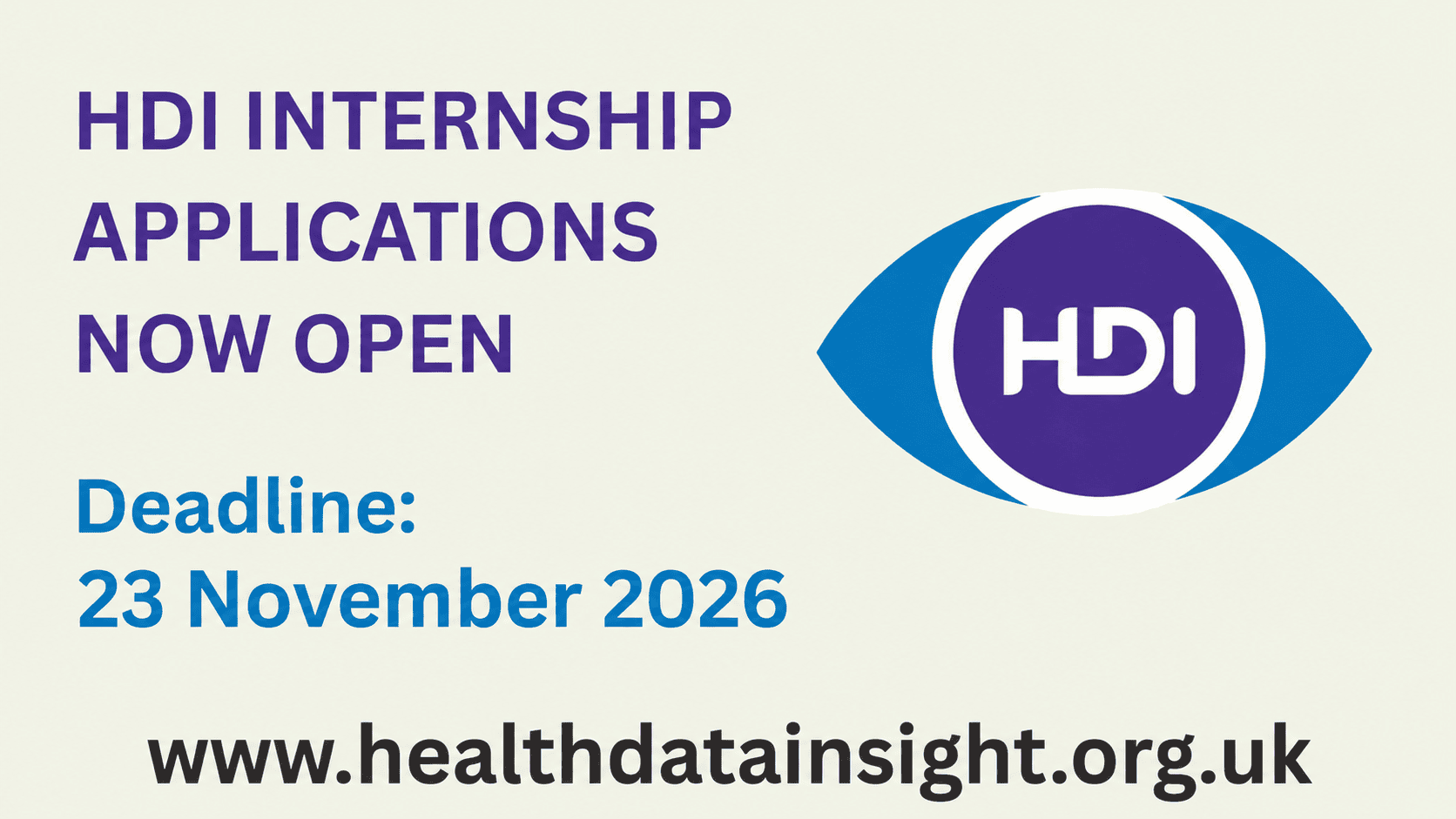 HDI Internship applications now open for 2026